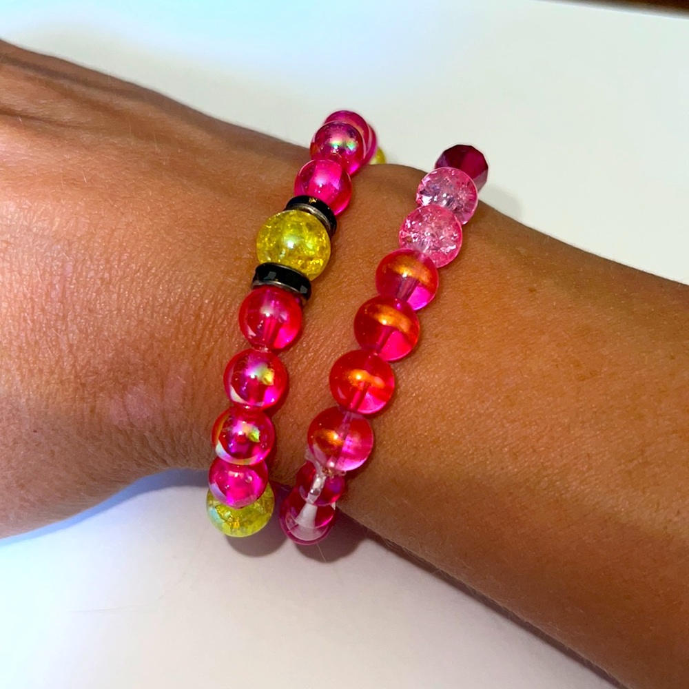 Stretch bracelet set 4